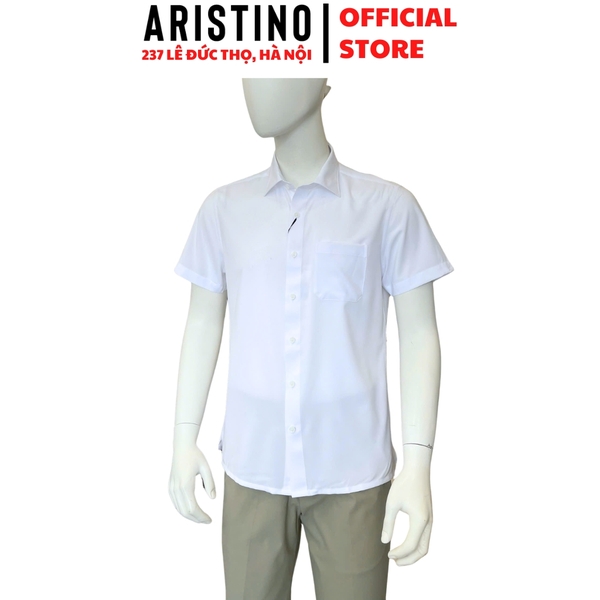 Áo sơ mi trắng ngắn tay Aristino ASSR05F