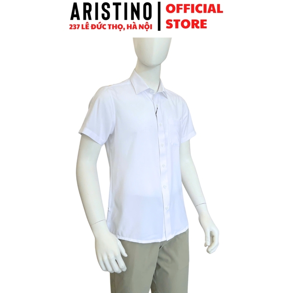 Áo sơ mi trắng ngắn tay Aristino ASSR05F