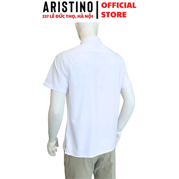 Áo sơ mi trắng ngắn tay Aristino ASSR05F
