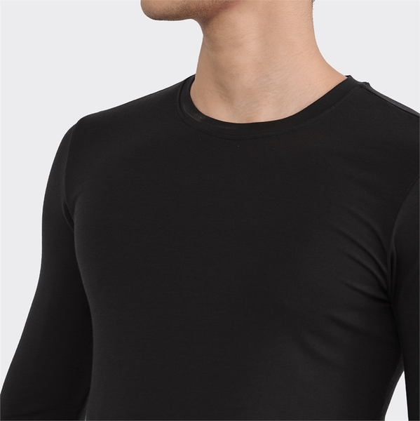 Áo Thun Nam Dài Tay Aristino ALT009W2 Màu Đen 9, Xanh tím than 138