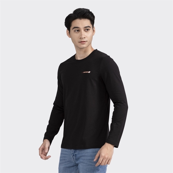 Áo Thun Nam Dài Tay Aristino ALT006W2 Màu đen 9, Xám 196