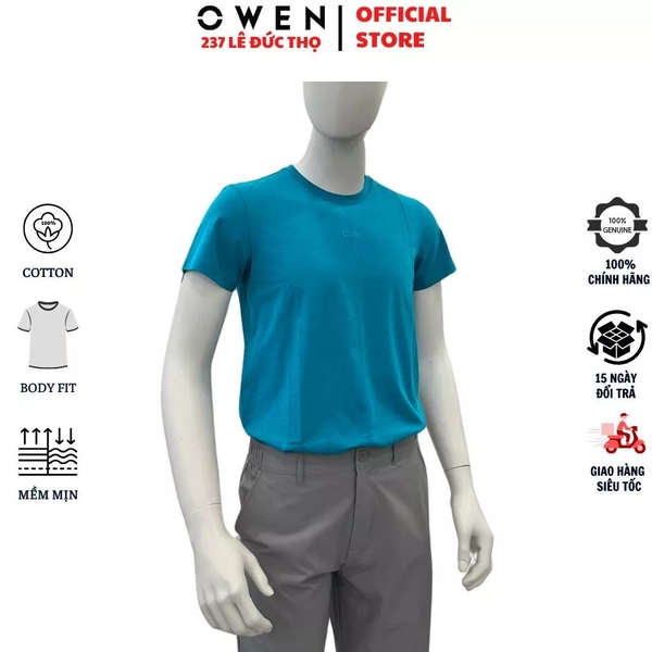 Áo Thun Nam Tay Ngắn Không Cổ Owen TSN231454
