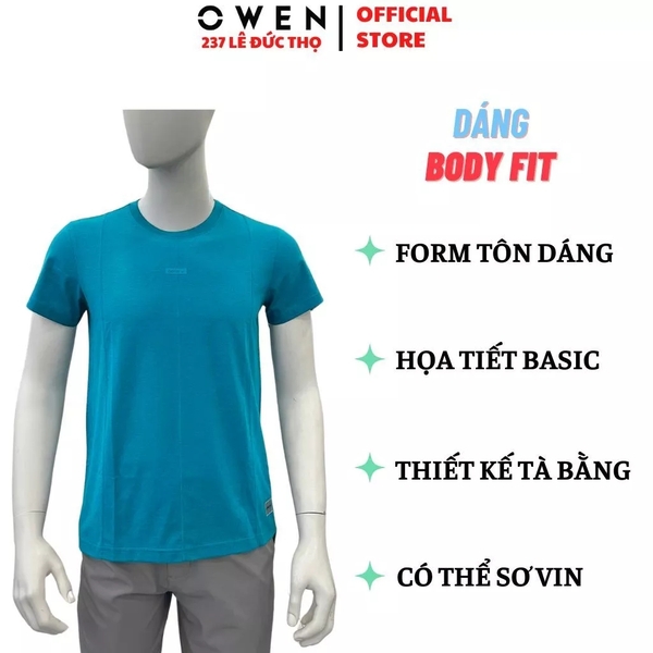 Áo Thun Nam Tay Ngắn Không Cổ Owen TSN231454
