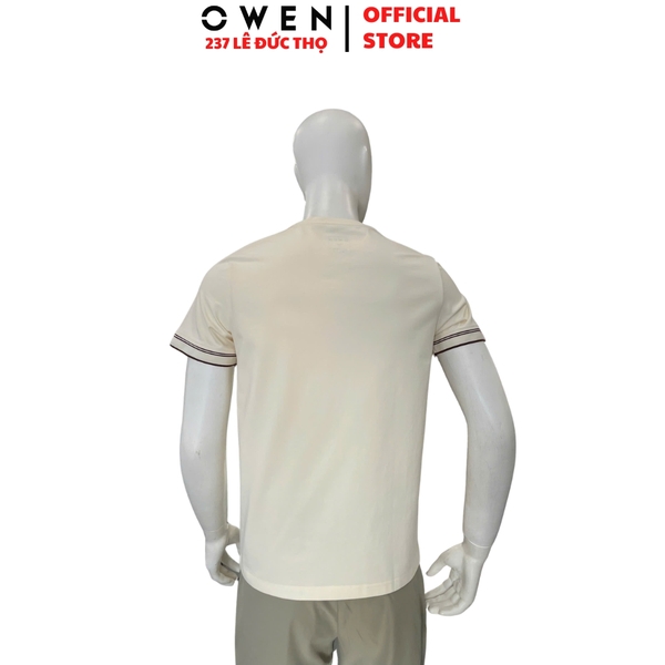 Áo T-Shirt Nam Owen TSN260138 Be Regular Fit 80% Cotton