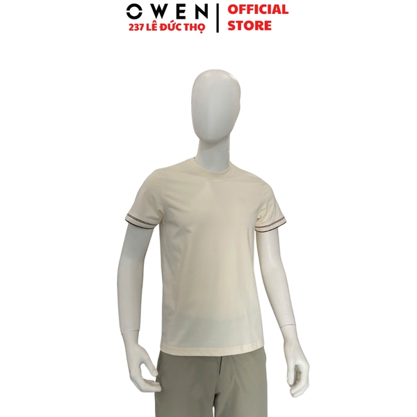Áo T-Shirt Nam Owen TSN260138 Be Regular Fit 80% Cotton