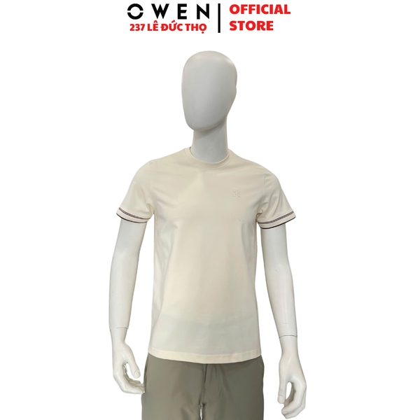 Áo T-Shirt Nam Owen TSN260138 Be Regular Fit 80% Cotton