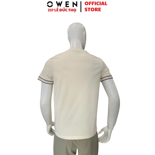 Áo T-Shirt Nam Owen TSN260138 Be Regular Fit 80% Cotton