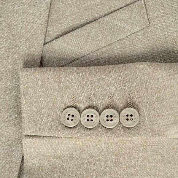 Áo Demi - Blazer Owen BL231696 màu be  Dáng slimfit vải polyester