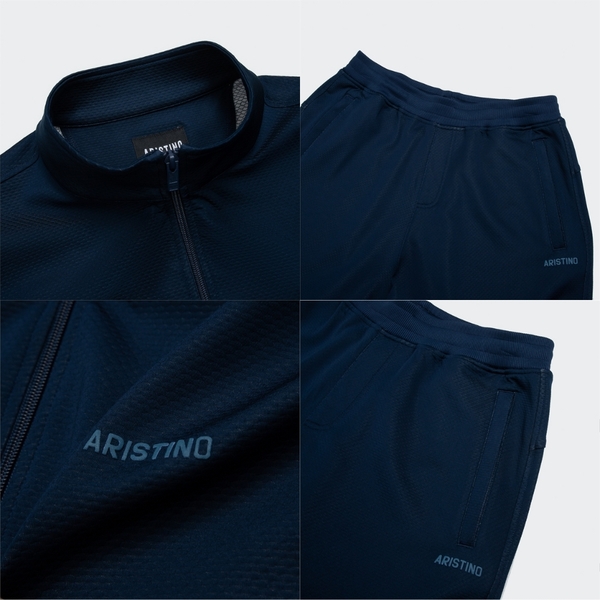 Bộ đồ thun thu đông Aristino ALH008W3 Màu Xanh tím than 41, Xanh cổ vịt 36