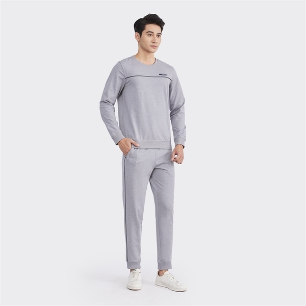 Bộ đồ thun thu đông Aristino ALH008W2 Màu Xám 6, Xanh tím than 83