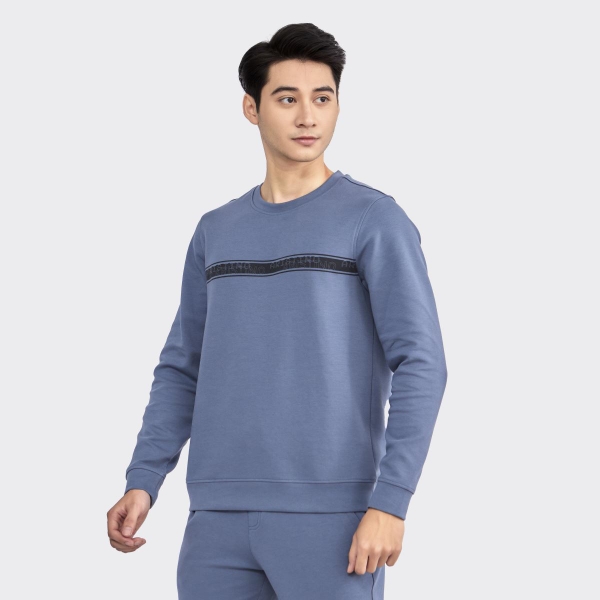 Bộ đồ thun thu đông Aristino ALH012W2 Màu Xanh tím than 11