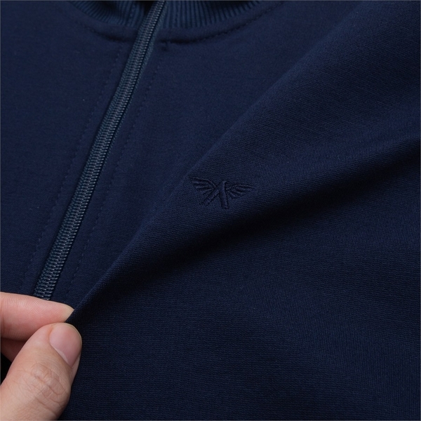 Bộ đồ thun thu đông Aristino ALH005W2 Màu đen 11, xanh tím than 8