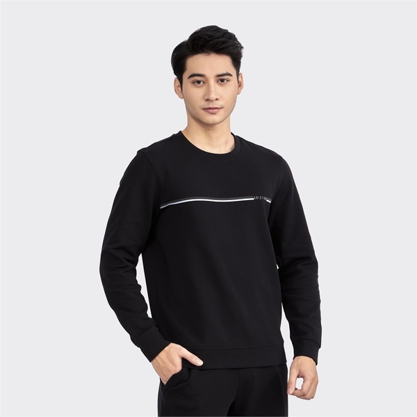 Bộ đồ thun thu đông Aristino ALH011W2 Màu Đen 12, Xám 69