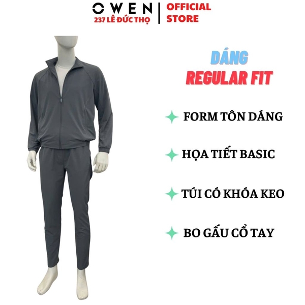 Bộ Thể Thao Nam Owen BTT267800_BU – Xanh Regular Fit