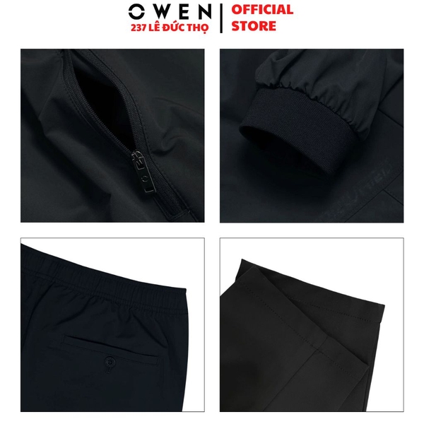 Bộ Thể Thao Nam Owen BTT267801_BL Màu Đen Regular Fit