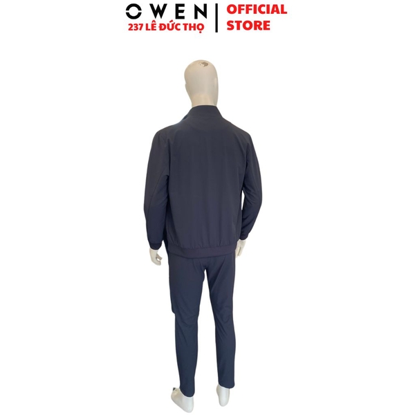 Bộ Thể Thao Nam Owen BTT267801_NA Xanh Tím Than Regular Fit  chất liệu polyester