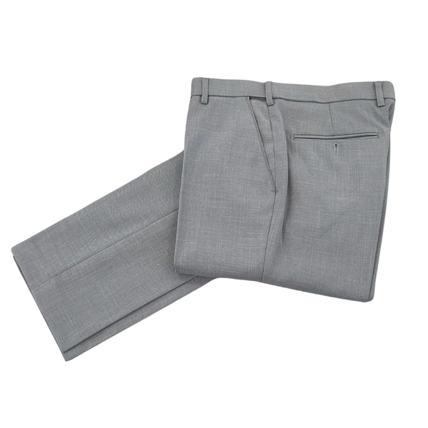 Bộ Veston VIỆT TUẤN COMPLET-193 màu xám nhạt trơn bộ suit dáng trẻ, 1 cúc , xẻ tà 2 bên chất liệu Vicose