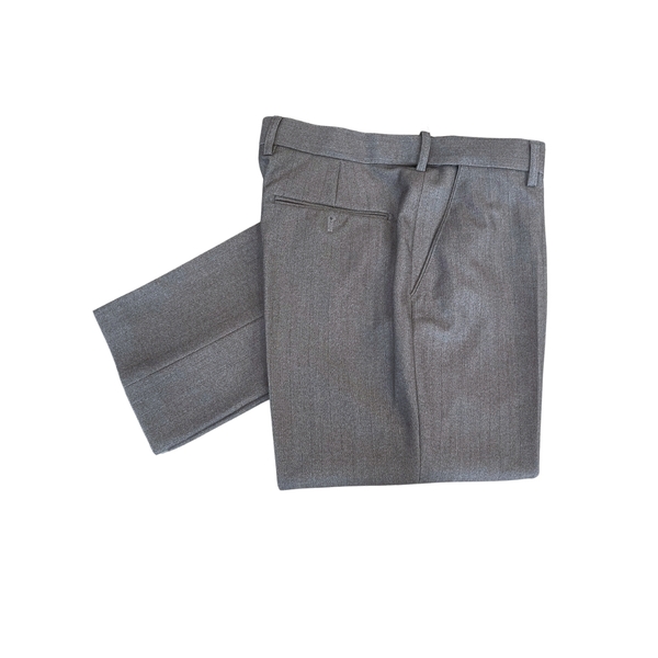 Bộ Veston VIỆT TUẤN COMPLET-192 màu xám kẻ xanh bộ suit dáng trẻ, 1 cúc , xẻ tà 2 bên chất liệu Vicose