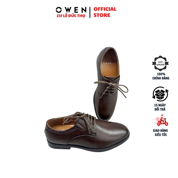 Giày Tây Nam Owen GD251293 Màu Nâu Da Bò