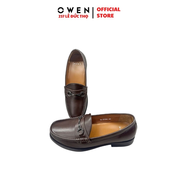 Giày Tây Nam Owen GD251294 Màu Nâu Da Bò