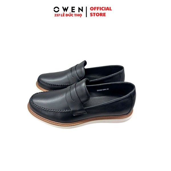Giày Tây Nam Owen GD251295 Màu Đen Da Bò