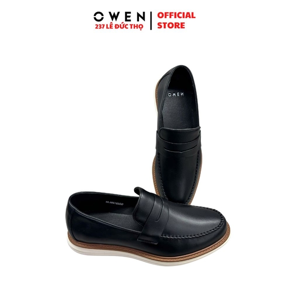 Giày Tây Nam Owen GD251295 Màu Đen Da Bò