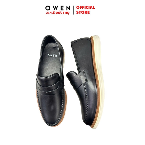 Giày Tây Nam Owen GD251295 Màu Đen Da Bò