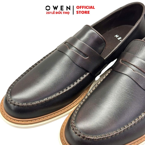 Giày Tây Nam Owen GD251296 Màu Đen Da Bò