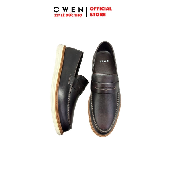 Giày Tây Nam Owen GD251296 Màu Đen Da Bò