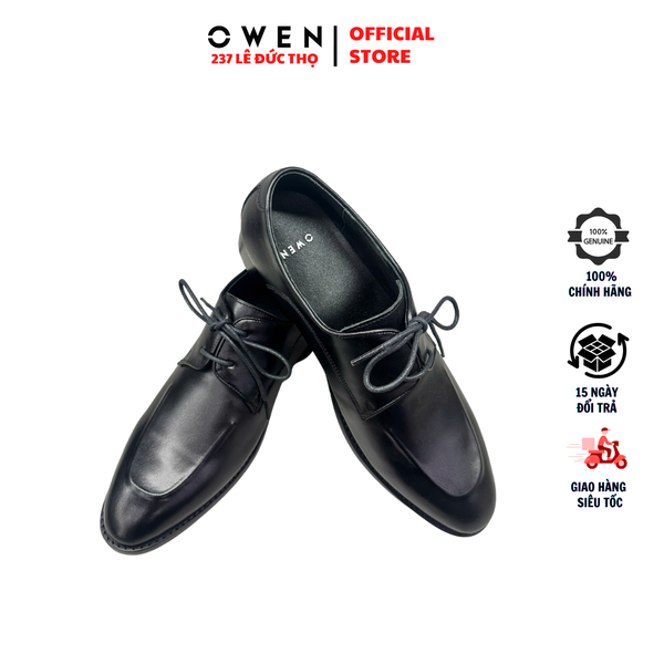 Giày Tây Nam Owen GD251298 Màu Đen Da Bò