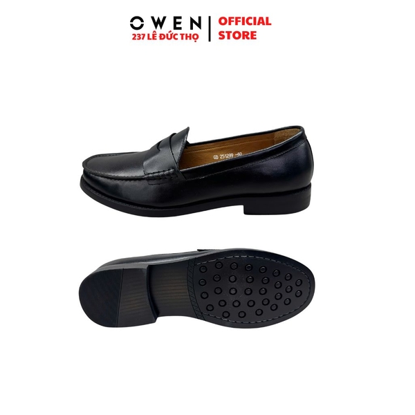 Giày Tây Nam Owen GD251299 Đen Da Bò