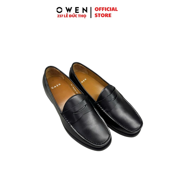 Giày Tây Nam Owen GD251299 Đen Da Bò