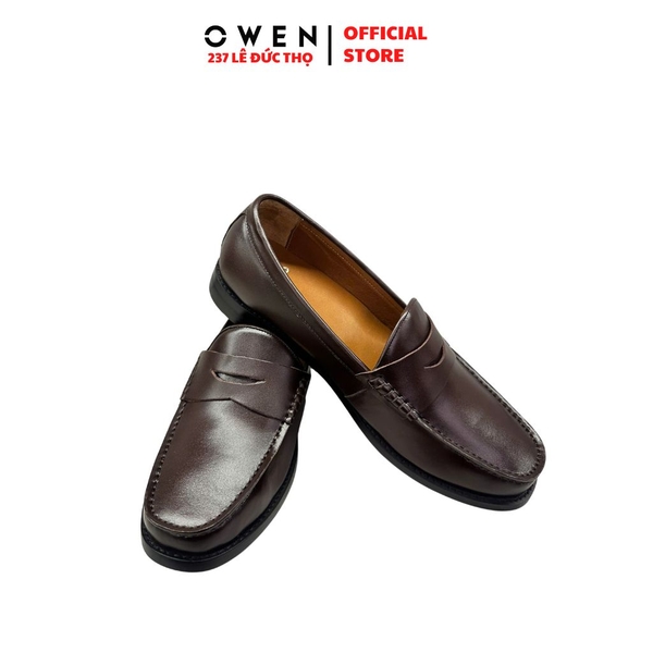 Giày Tây Nam Owen GD251300 Màu Nâu Da Bò