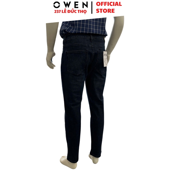 Quần Jeans Nam Owen QJR263082 Xanh Đậm Regular Fit Cotton Spandex
