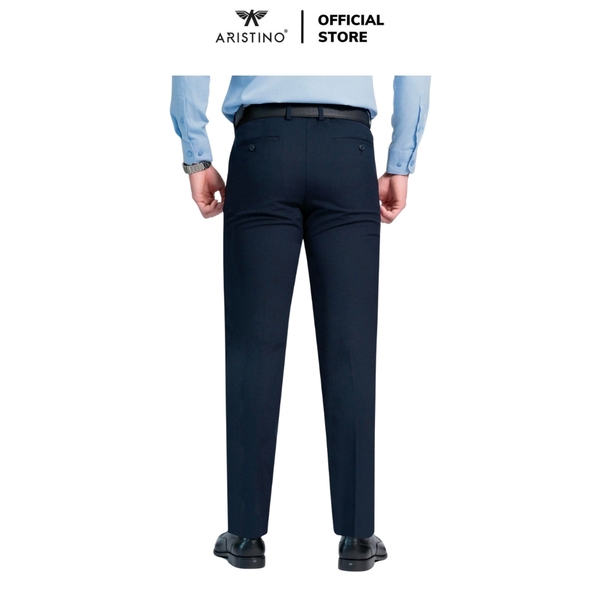 Quần Âu Nam Aristino Quần Tây ATR0150S1 Màu Xanh tím than 45 kẻ
