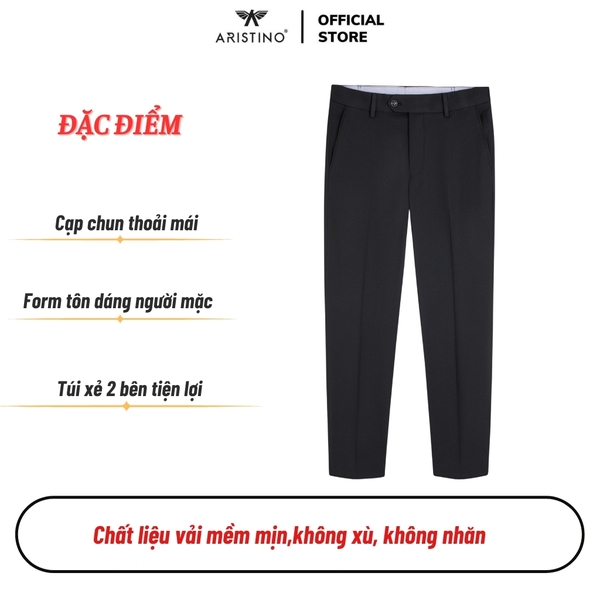 Quần Âu Nam Aristino Quần Tây ATR0200S1 Màu Xanh tím than 86