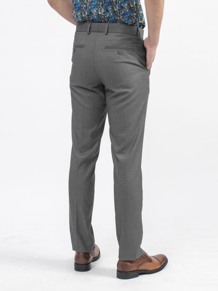 Quần Tây Nam Aristino ATRR03 Quần Âu Nam Màu Xám 55 Dáng Slim Fit Vải Polyester