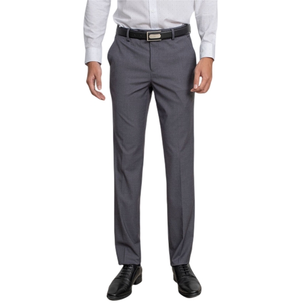 Quần Tây Nam Aristino ATRR04 Quần Âu Nam Màu Xám 63 Kiểu Dáng Slim Fit Chất liệu Polyester
