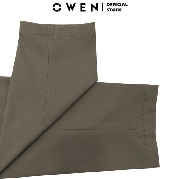 Quần tây Nam Owen QG257110 màu xám dáng S-Form thể thao chất liệu polyester