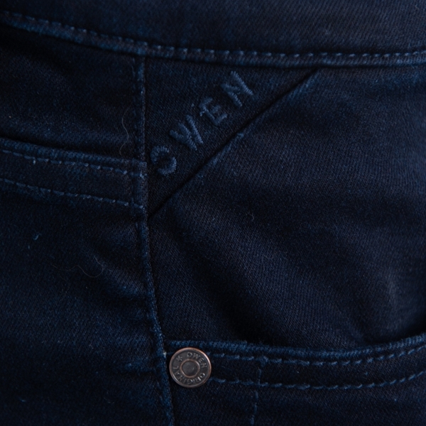 Quần Jean Nam Owen Quần Bò Nam QJS230151 màu xanh đậm Dáng Slim Fit vải denim cotton