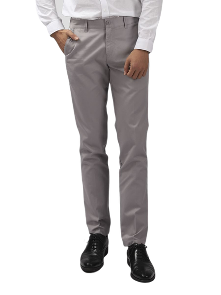 Quần Kaki Nam Arisitino AKK005S7 (AKKR01) Màu Be 12 Dáng Regular Fit Chất Liệu Cotton