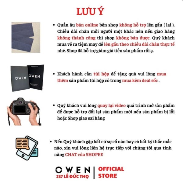 Quần Kaki Nam Owen QKR261000 Xám Nhạt Regular Fit Cotton Spandex