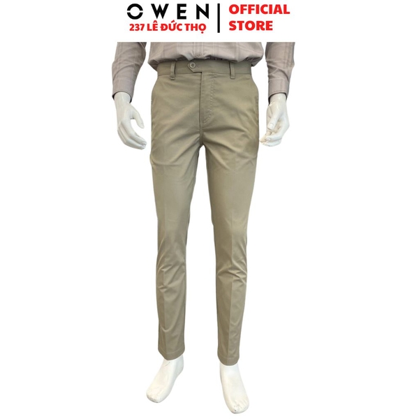 Quần Kaki Nam Owen QKR263508 – Nâu Regular Fit Renu