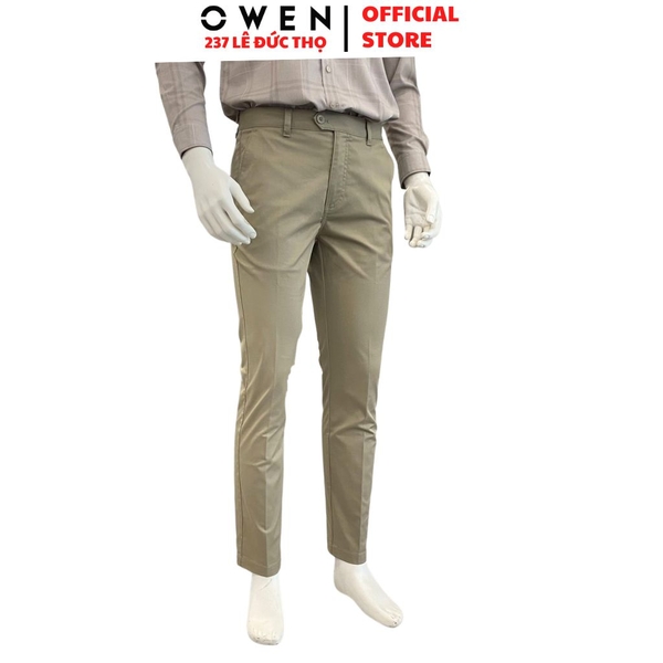 Quần Kaki Nam Owen QKR263508 – Nâu Regular Fit Renu
