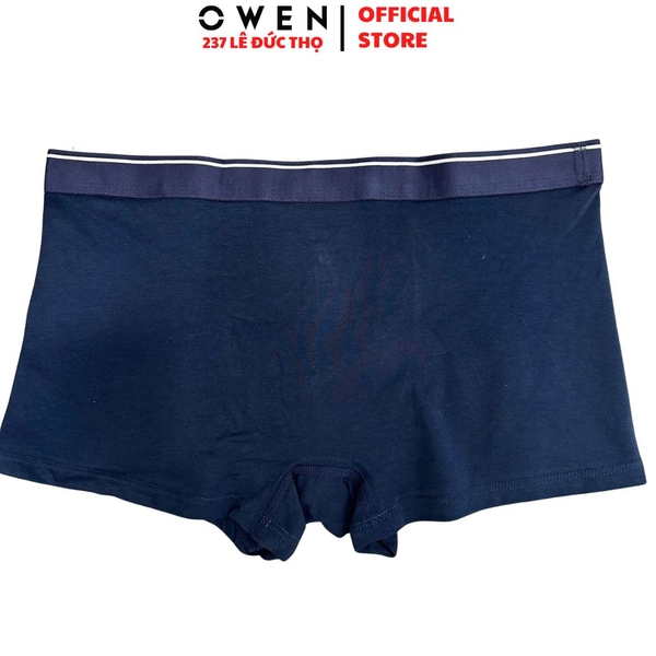 Quần Lót Nam Owen QLB242521 Boxer Xanh Tím Than Cotton Spandex