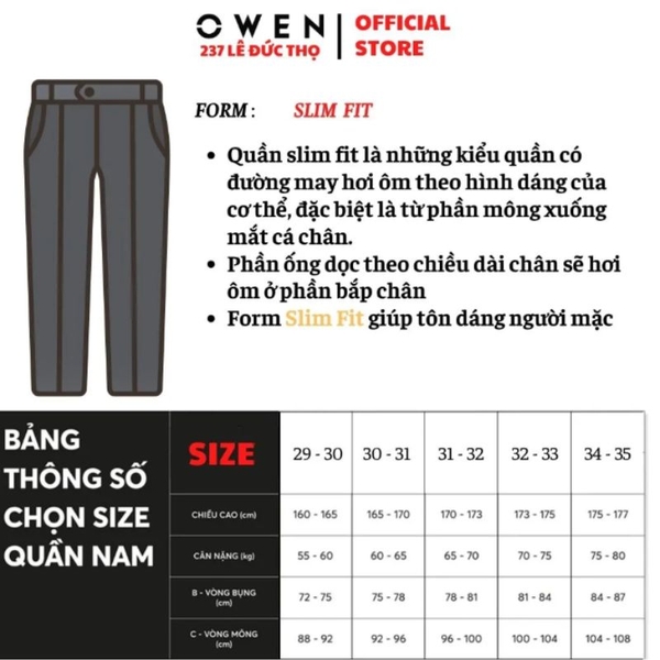 Quần Short Kaki Nam Owen SK261012 Xám Nhạt Slim Fit Cotton Spandex