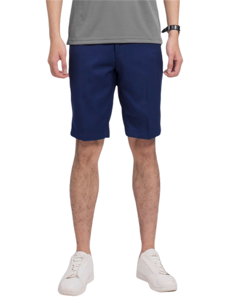 Quần Short Nam Aristino ASO035S9 Quần Short Âu Màu Xanh Tím Than Dáng Regular Fit