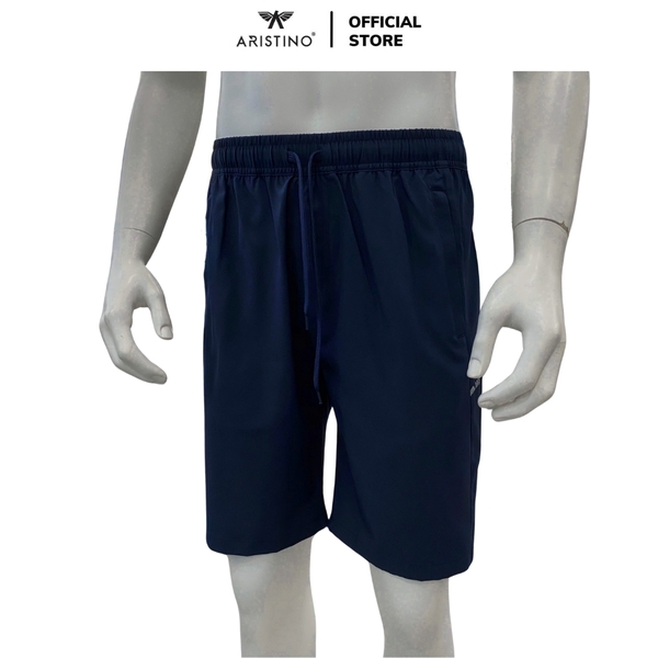 Quần Short Nam Aristino ASO114AS3 sóc thể thao màu xanh tím than 307