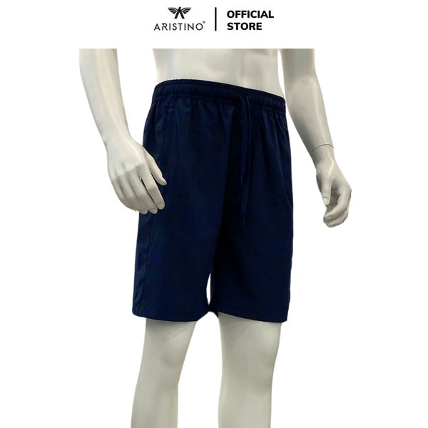 Quần Short Nam Aristino ASO114AS3 sóc thể thao màu xanh tím than 307