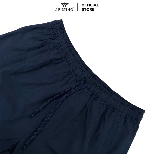 Quần Short Nam Aristino ASO114AS3 sóc thể thao màu xanh tím than 307